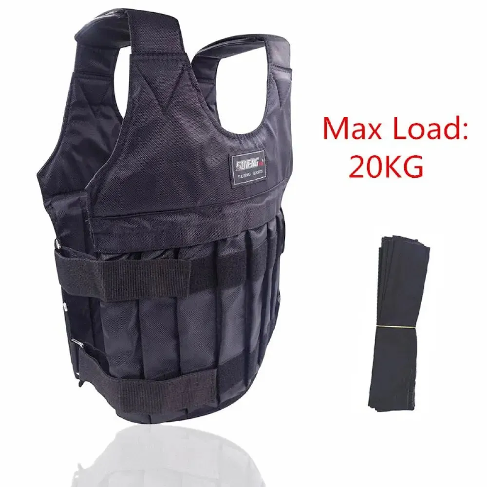 20 50kg Adjustable Weight Vest for Gym Workout