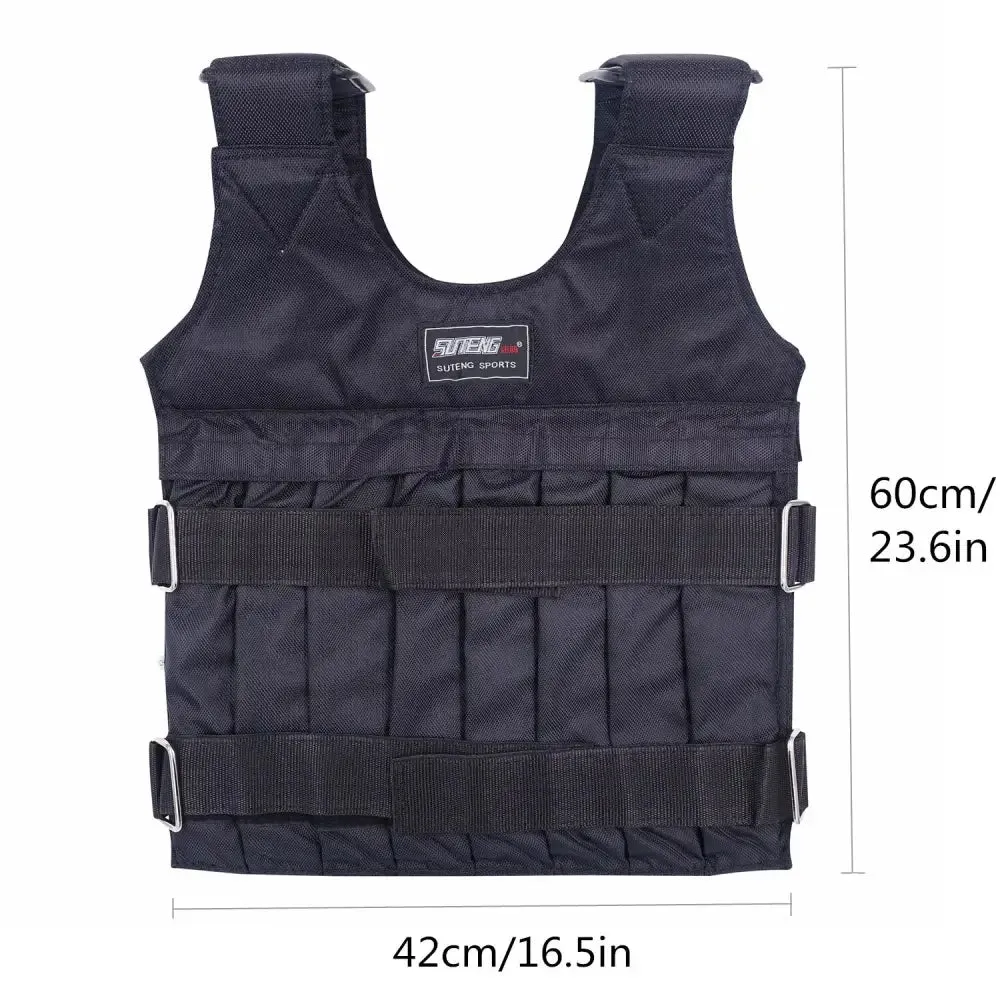 20 50kg Adjustable Weight Vest for Gym Workout