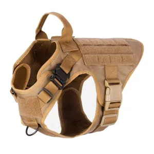 Adjustable German Shepherd Tactical Dog Harness Vest With Handle Clearance