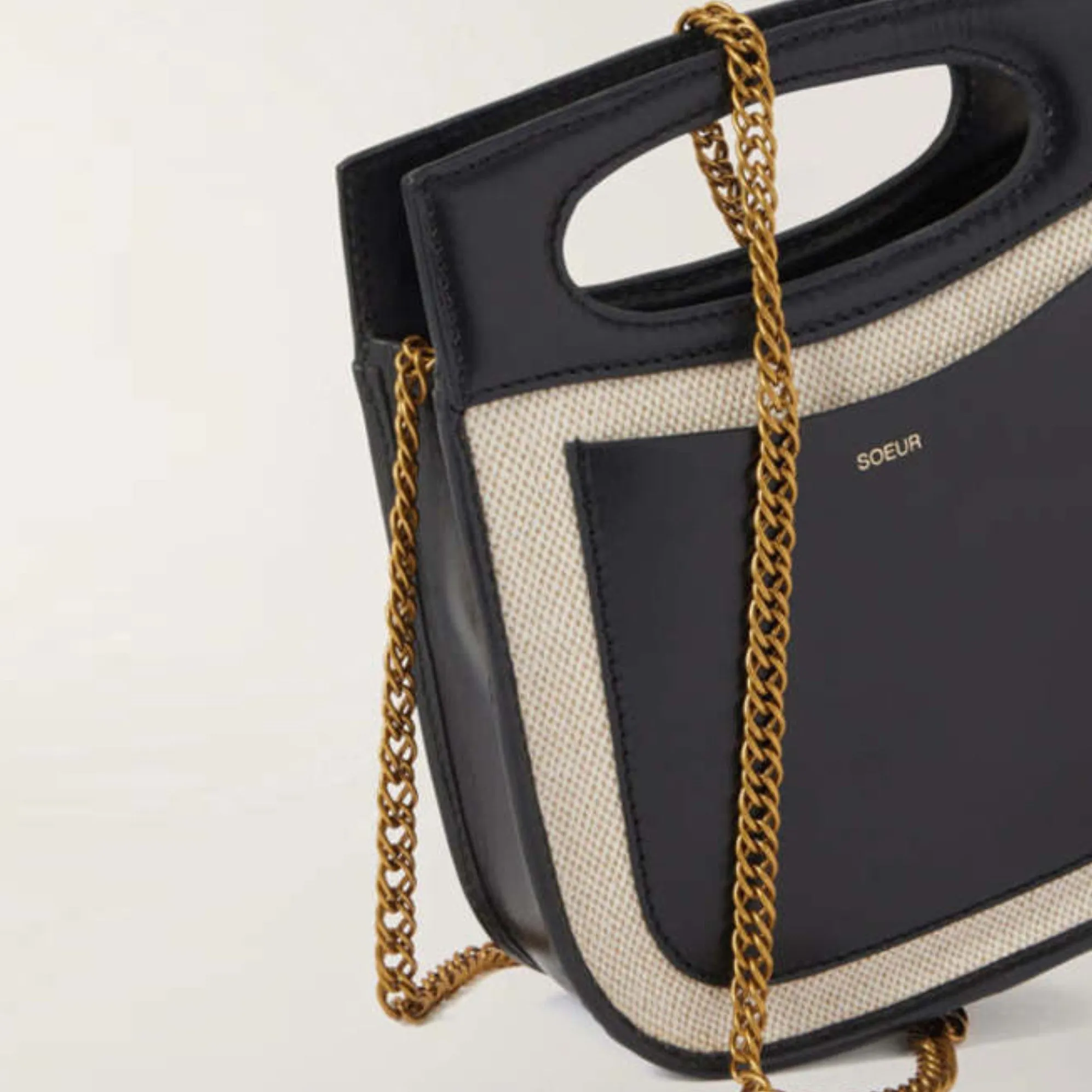 Cheri Bag (Noir   Beige)