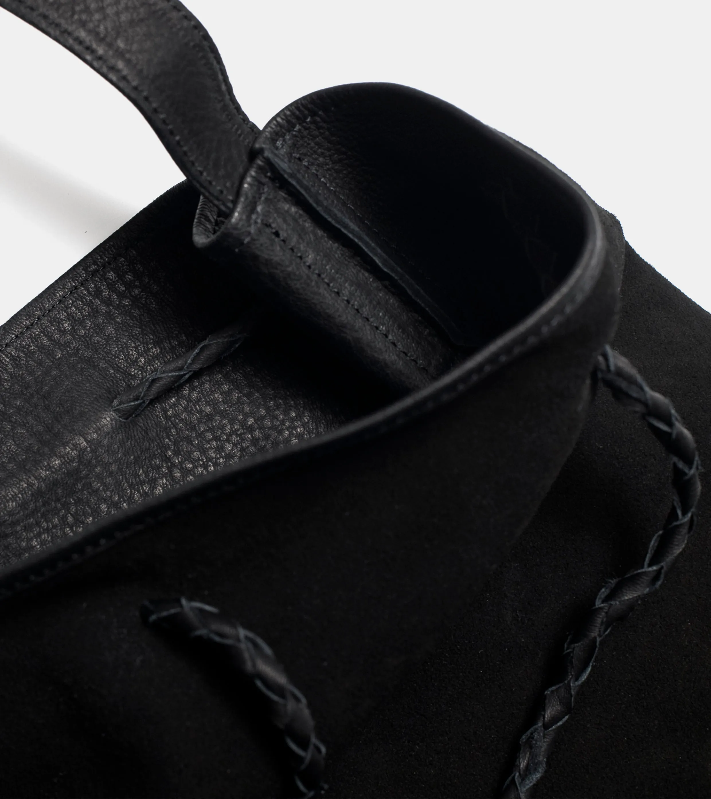 Deerskin Crossbody Bag Black