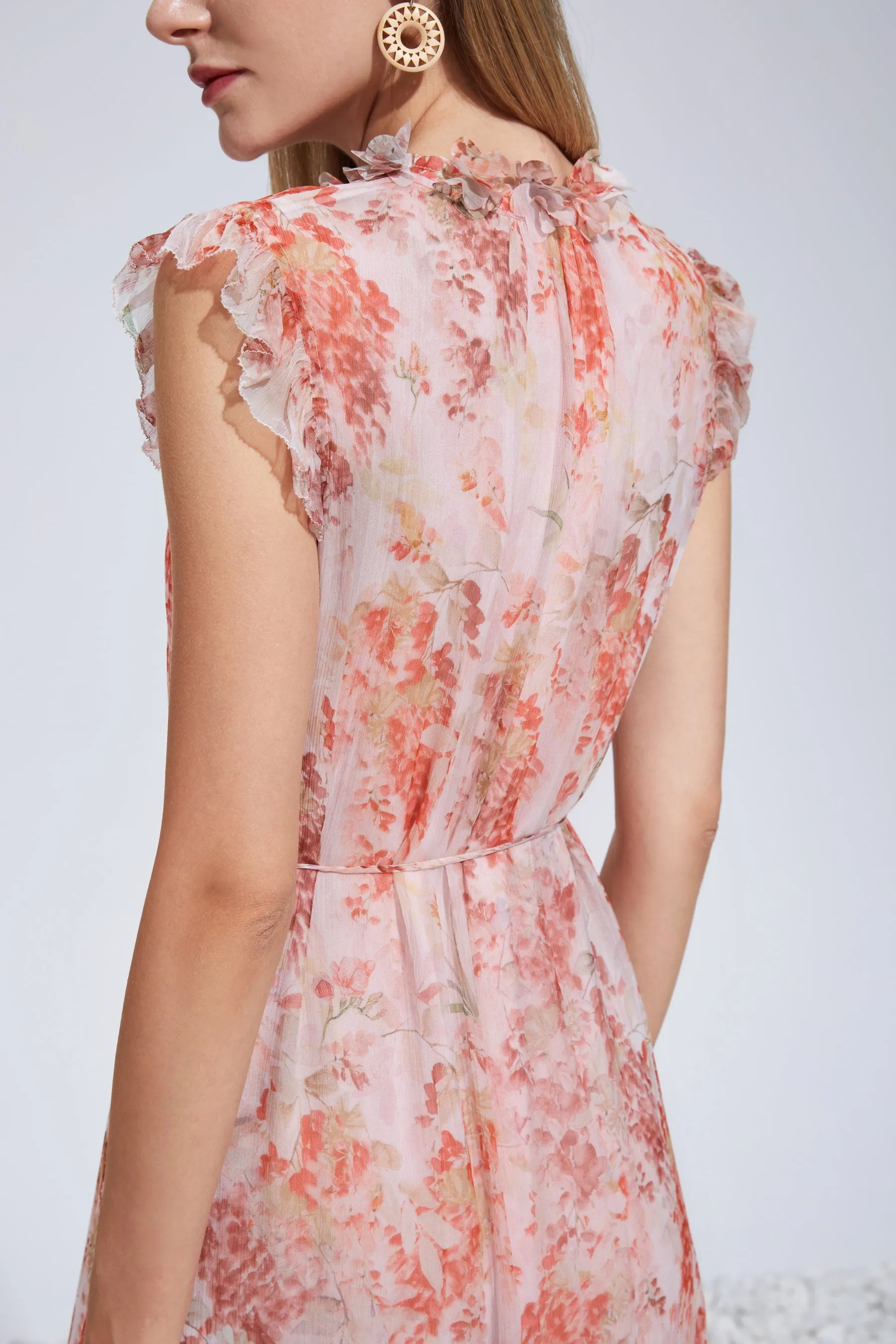GDS Mallory Silk Long Dress  | Tigerlilly