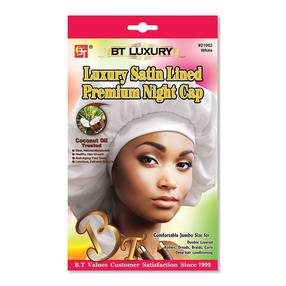 LUXURY SATIN LINED PREMIUM NIGHT CAP