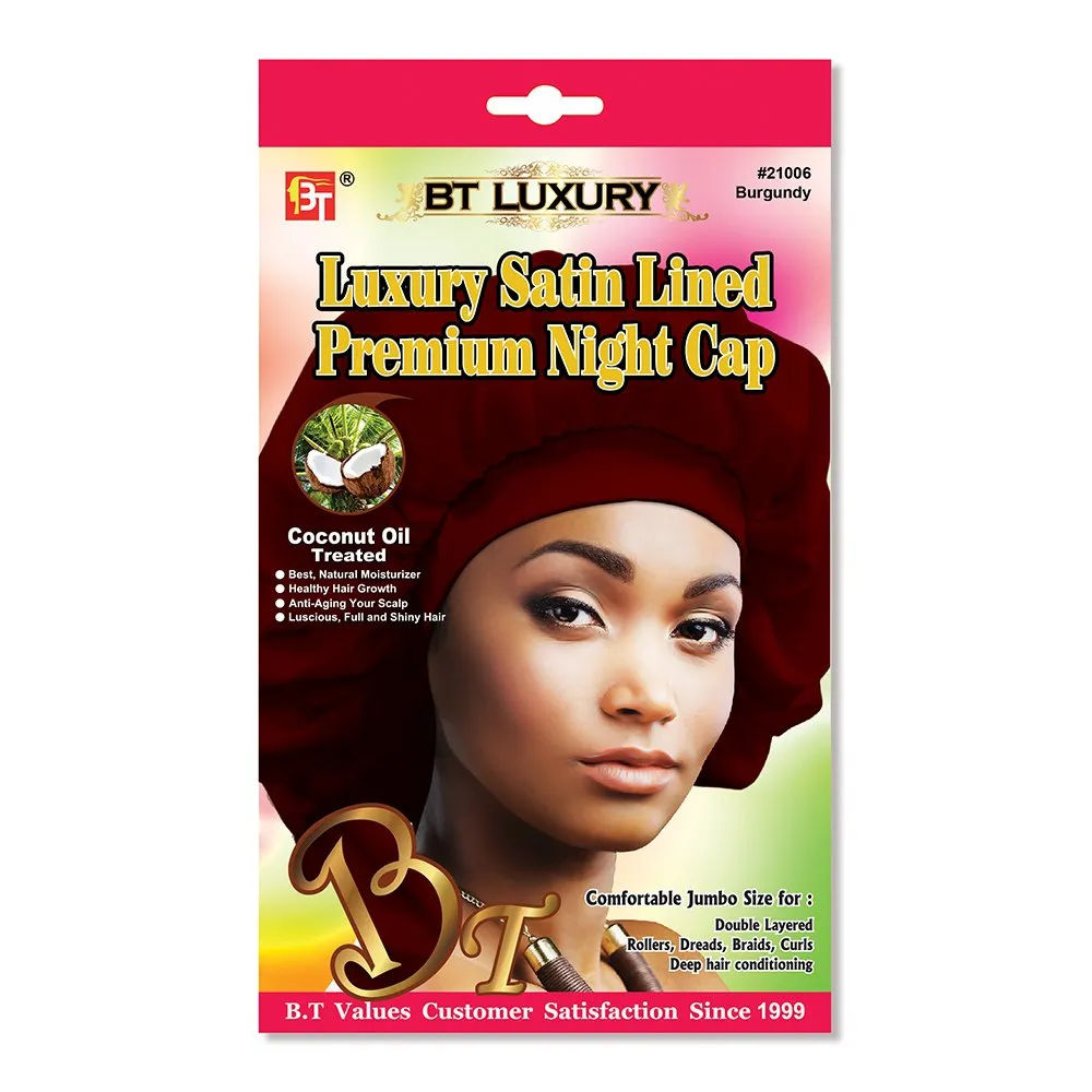 LUXURY SATIN LINED PREMIUM NIGHT CAP