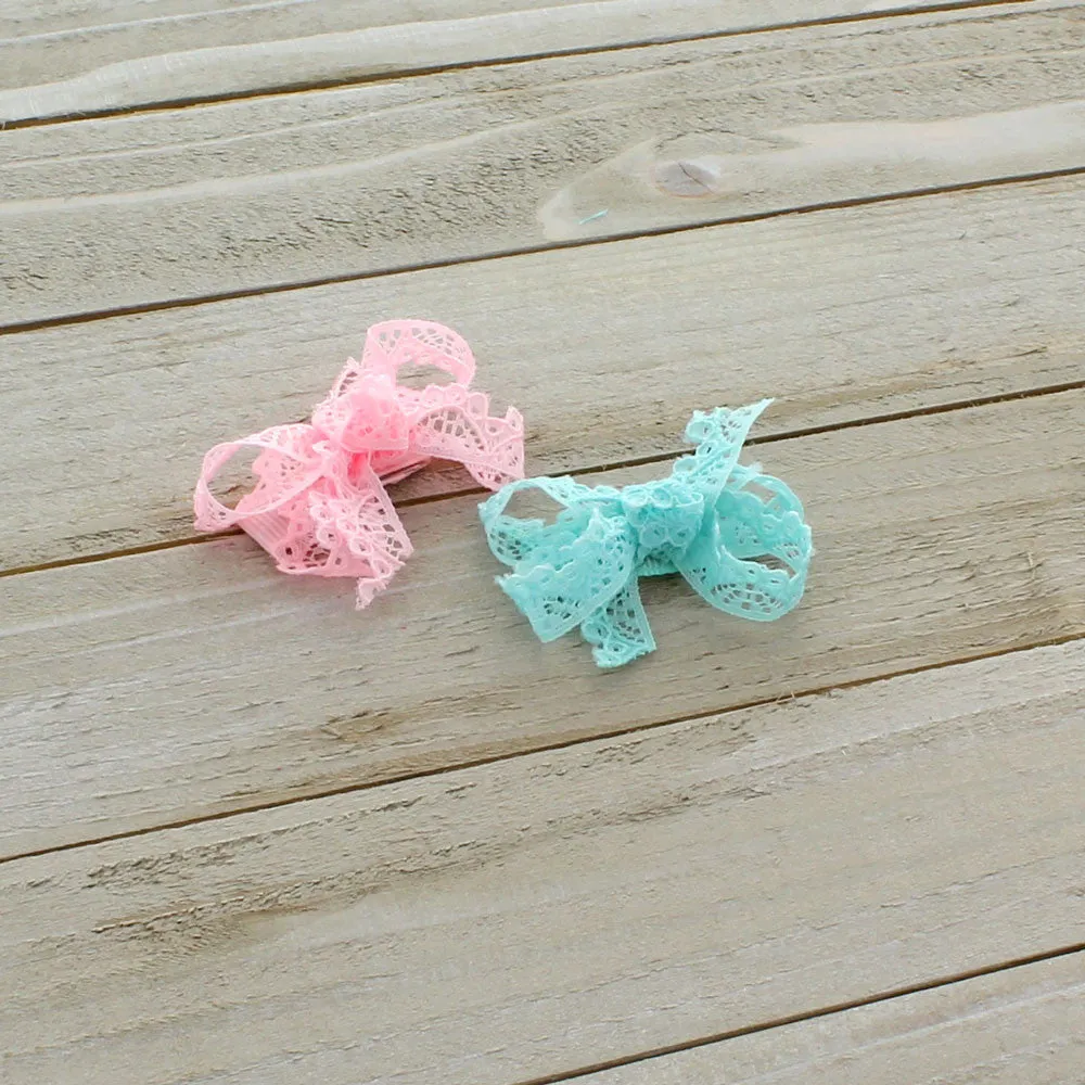 Petite Lace Baby Hair Clippie