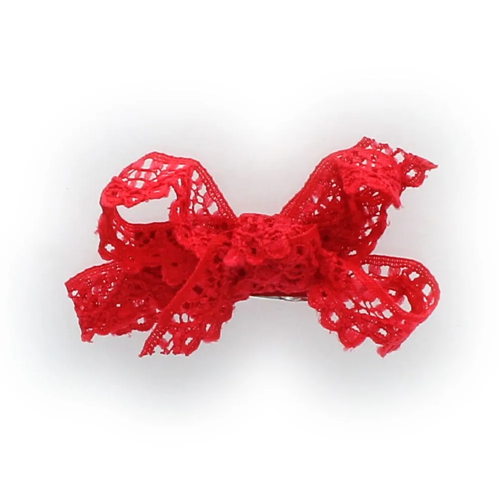 Petite Lace Baby Hair Clippie