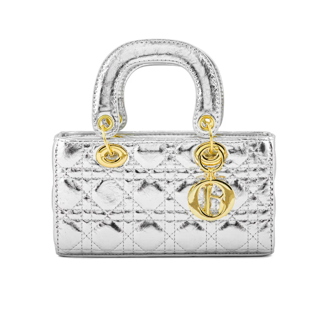 Silver Formal Hand Bag P24130